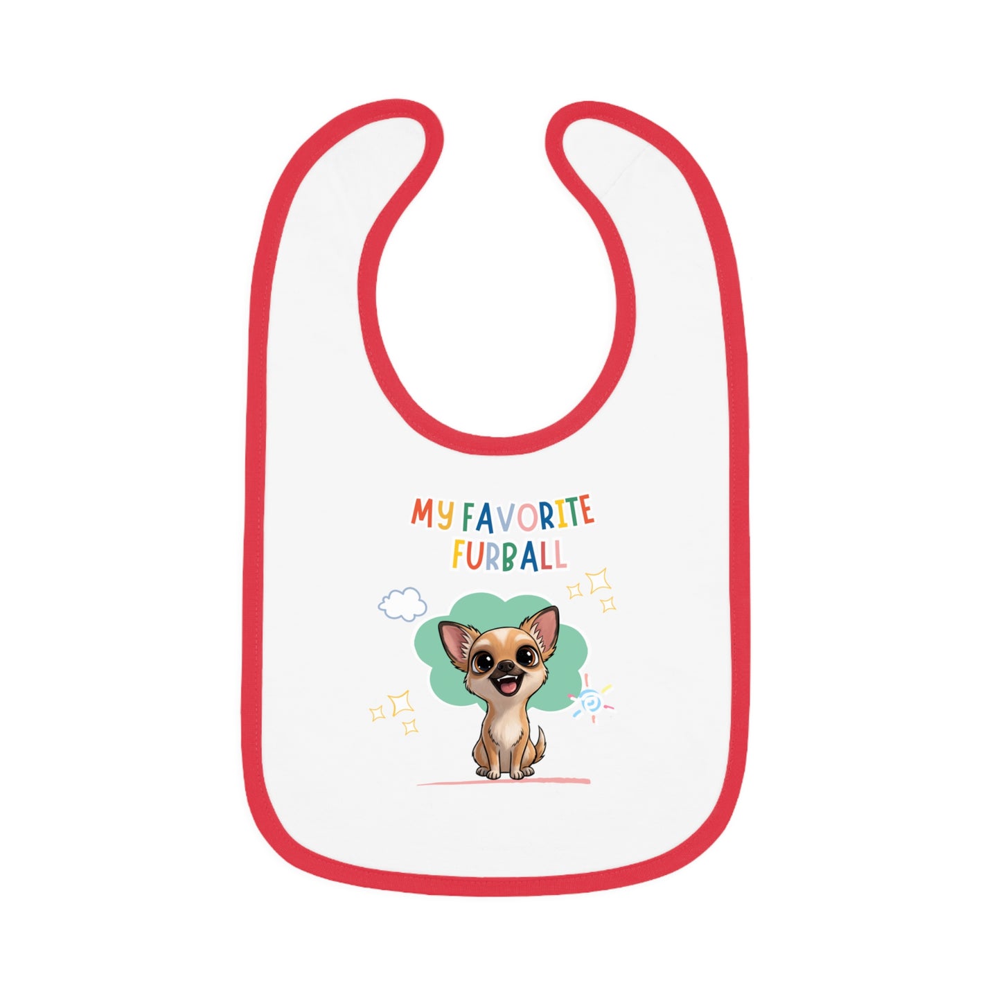 Chihuahua Favorite Furball Baby Bib