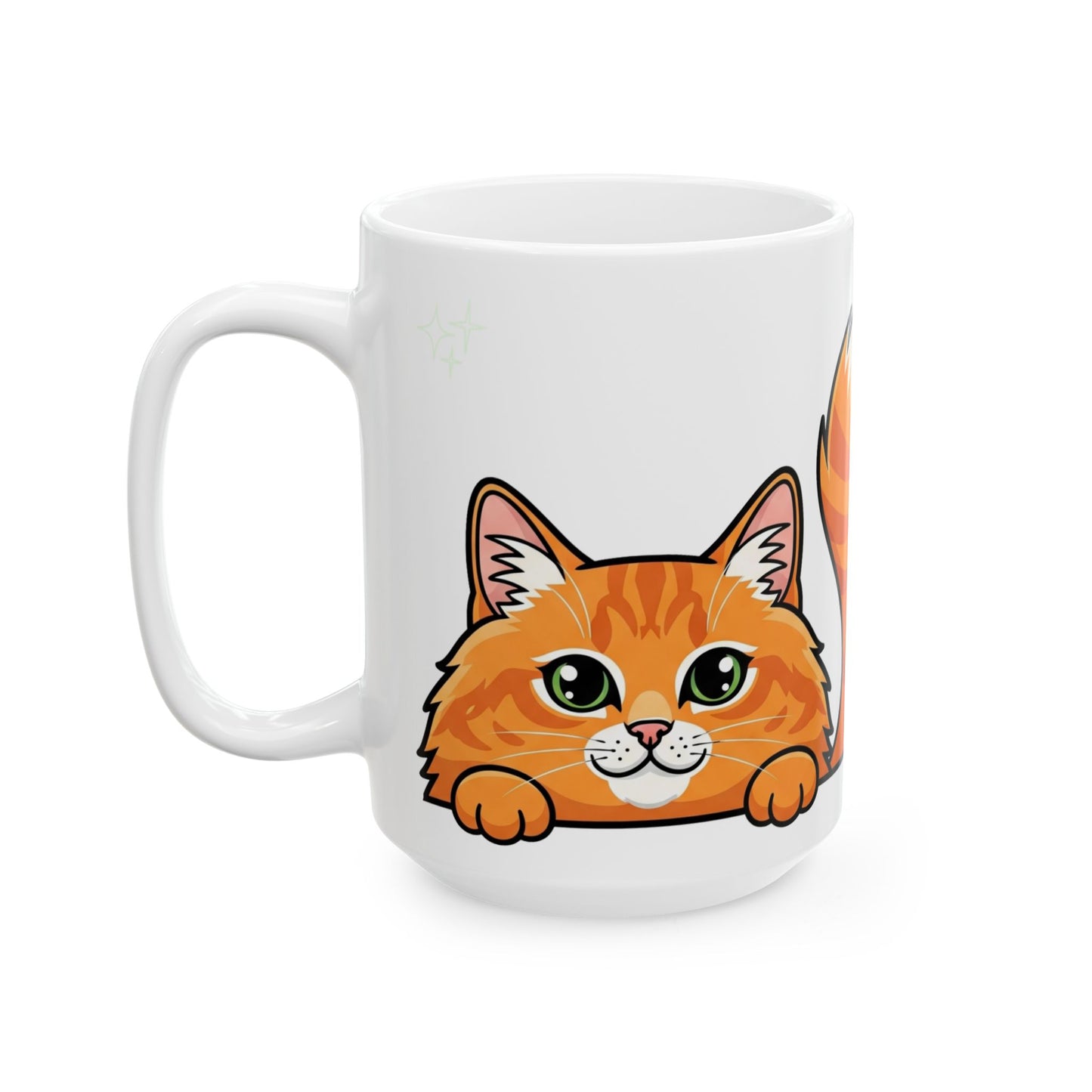 Cat Peek-a-Boo Mug | Best Cat Daddy Gift