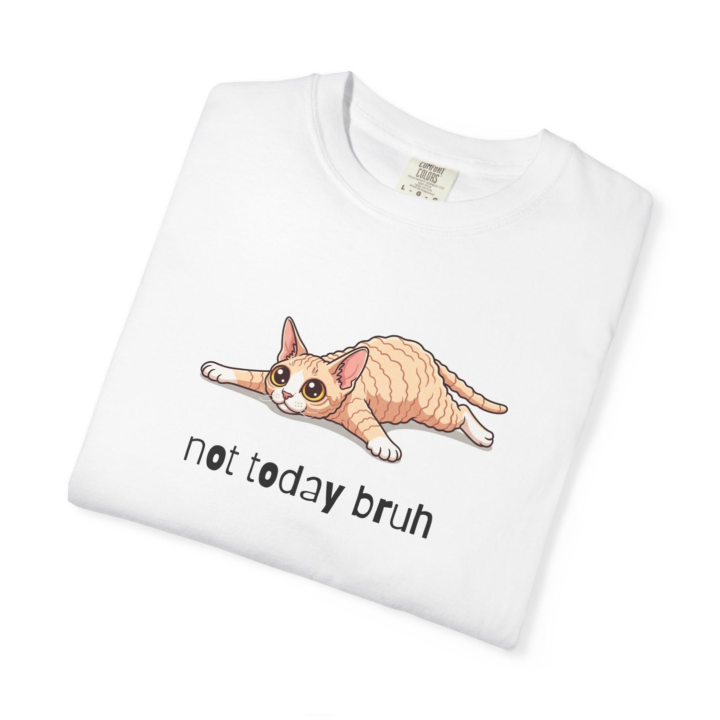 Devon Rex Not Today Bruh T-Shirt