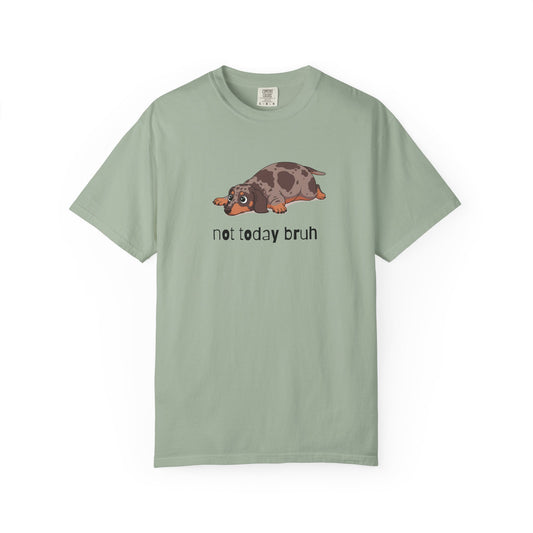 Dacshund Not Today Bruh T-Shirt
