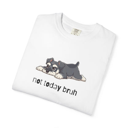 Schnauzer Not Today Bruh T-Shirt