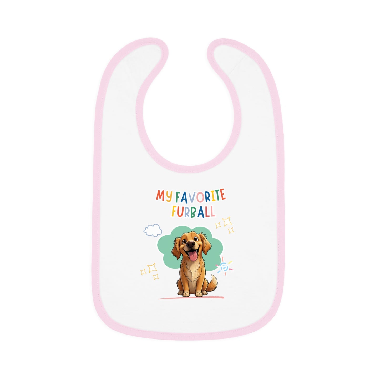 Golden Retriever Favorite Furball Baby Bib