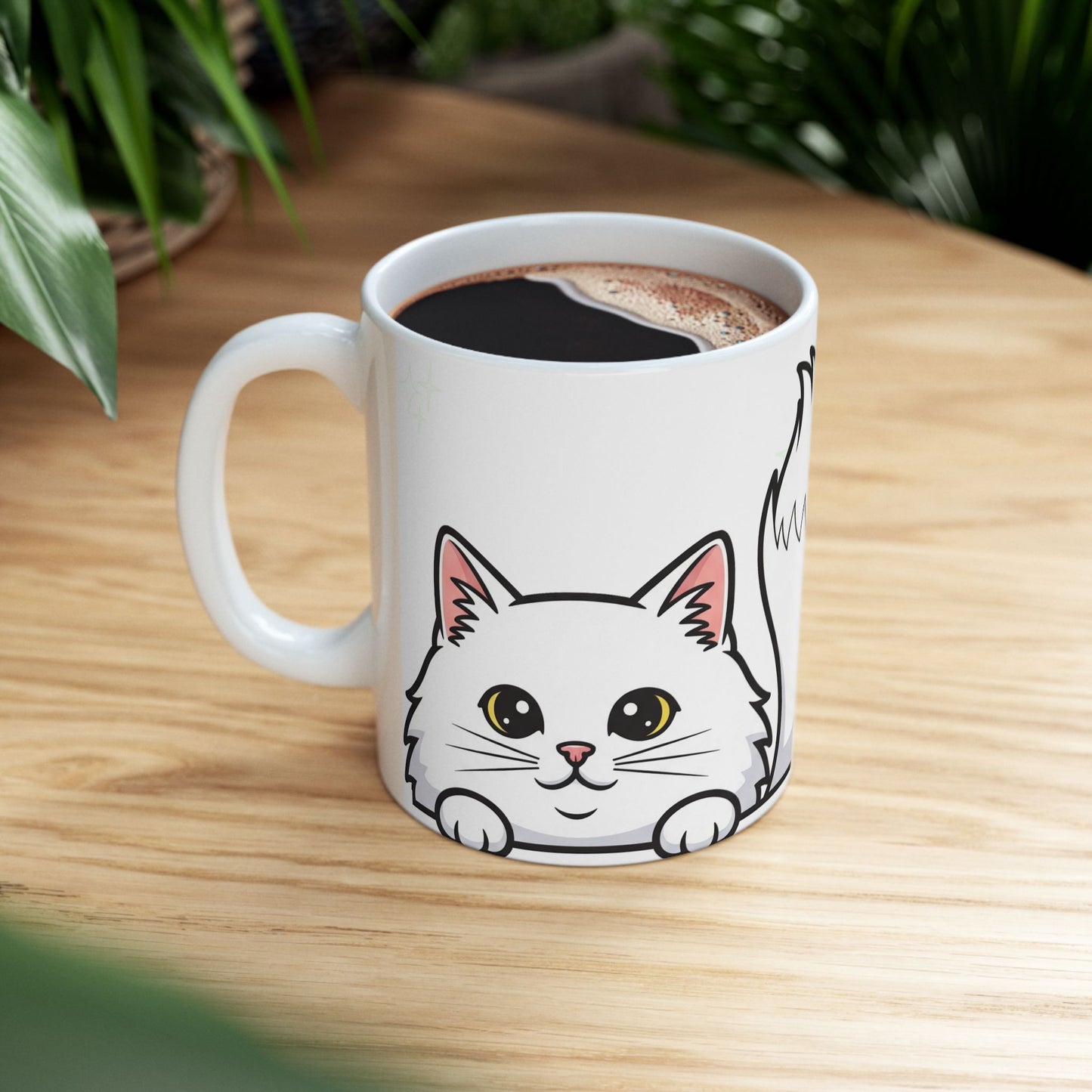 Cat Peek-a-Boo Mug | Best Cat Daddy Gift