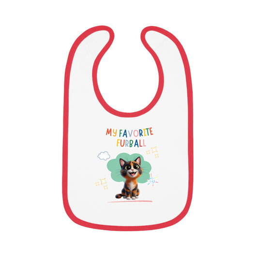Shorthair Tortoiseshell Cat Favorite Furball Baby Bib