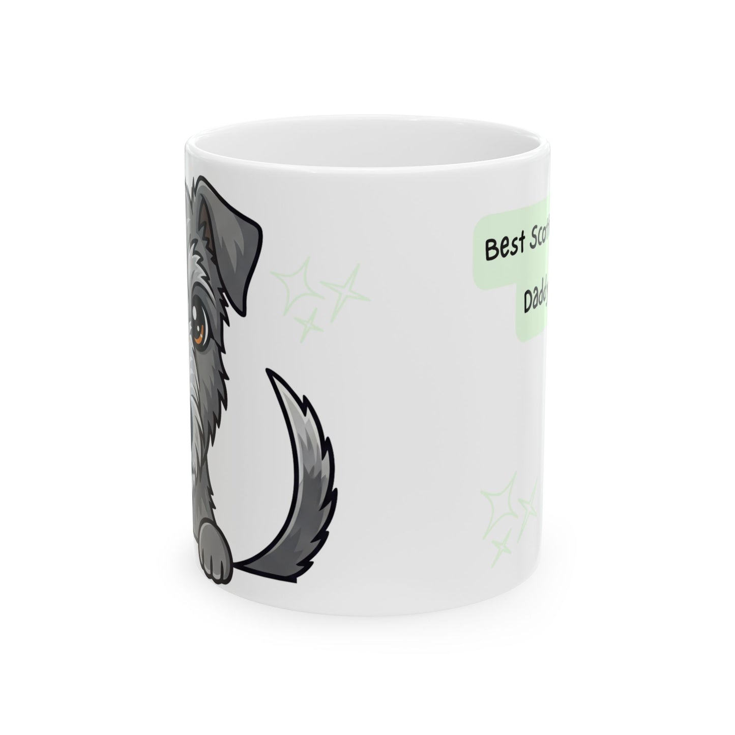 Scottish Deerhound Peek-a-Boo Mug | Best Scottish Deerhound Daddy Gift