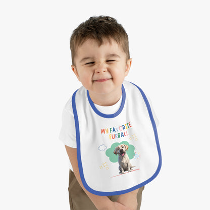 Labrador Favorite Furball Baby Bib