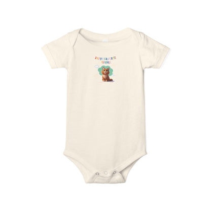 Short hair orange tabby cat Favorite Furball Onesie