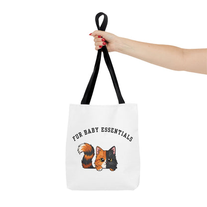 Long hair chimera cat FurBaby Tote Bag