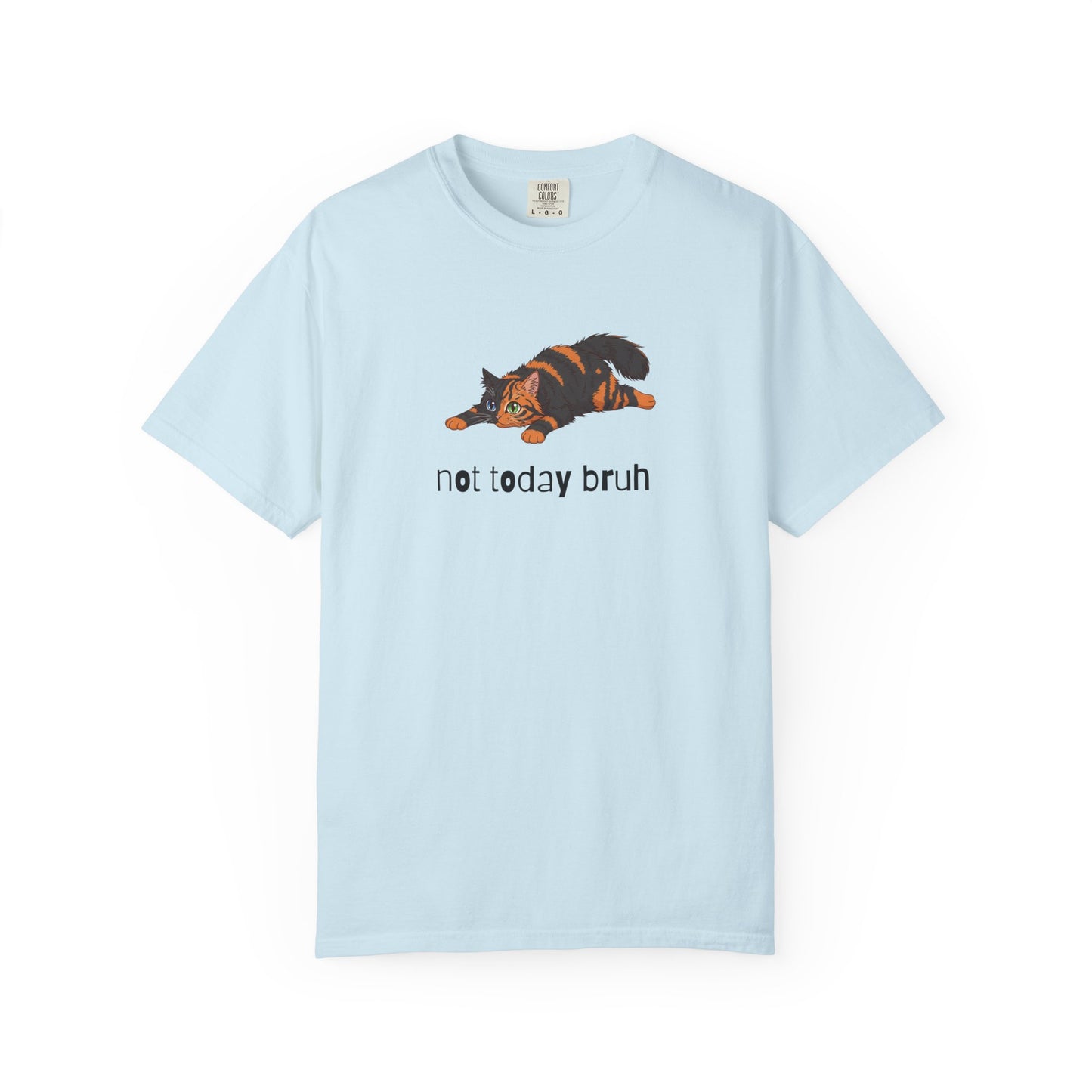 Long hair chimera cat Not Today Bruh T-Shirt