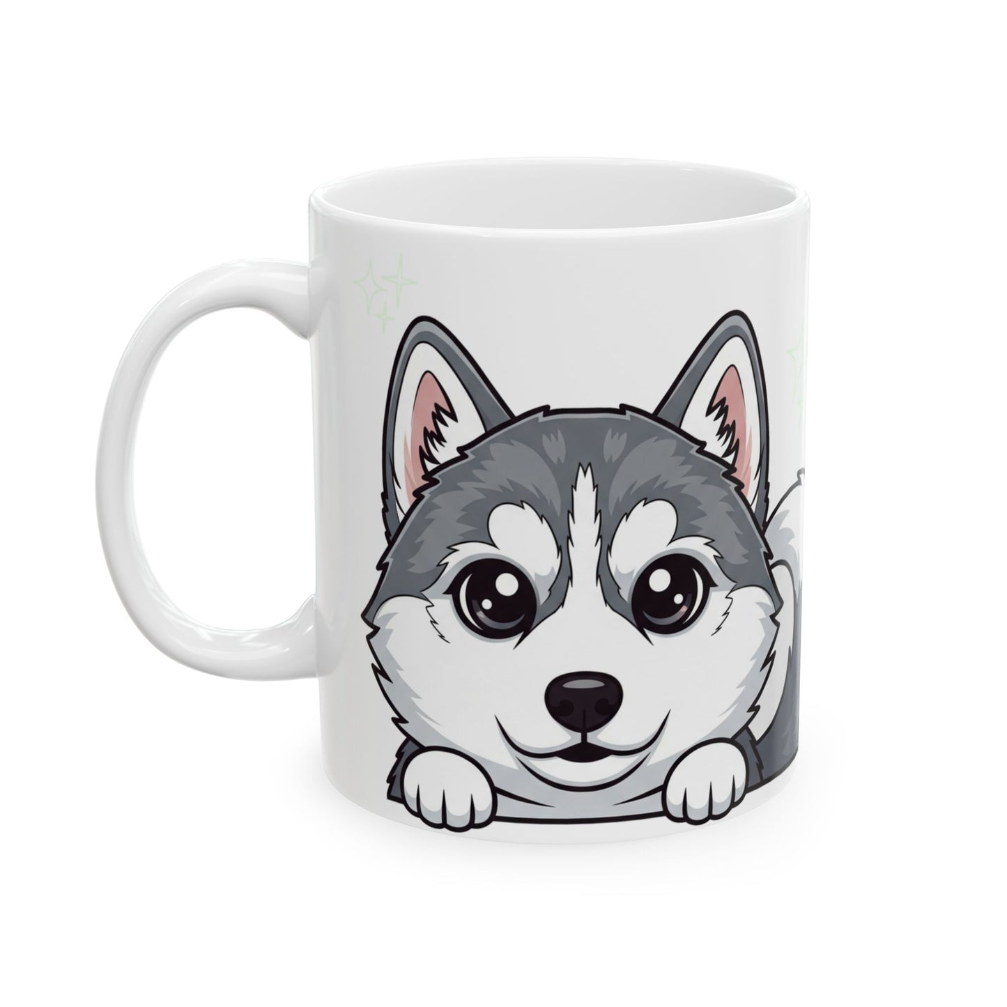 Husky Peek-a-Boo Mug | Best Husky Mama Gift