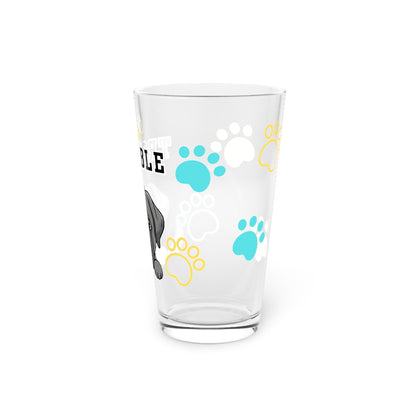 Mastiff Tiny Trouble Pint Glass