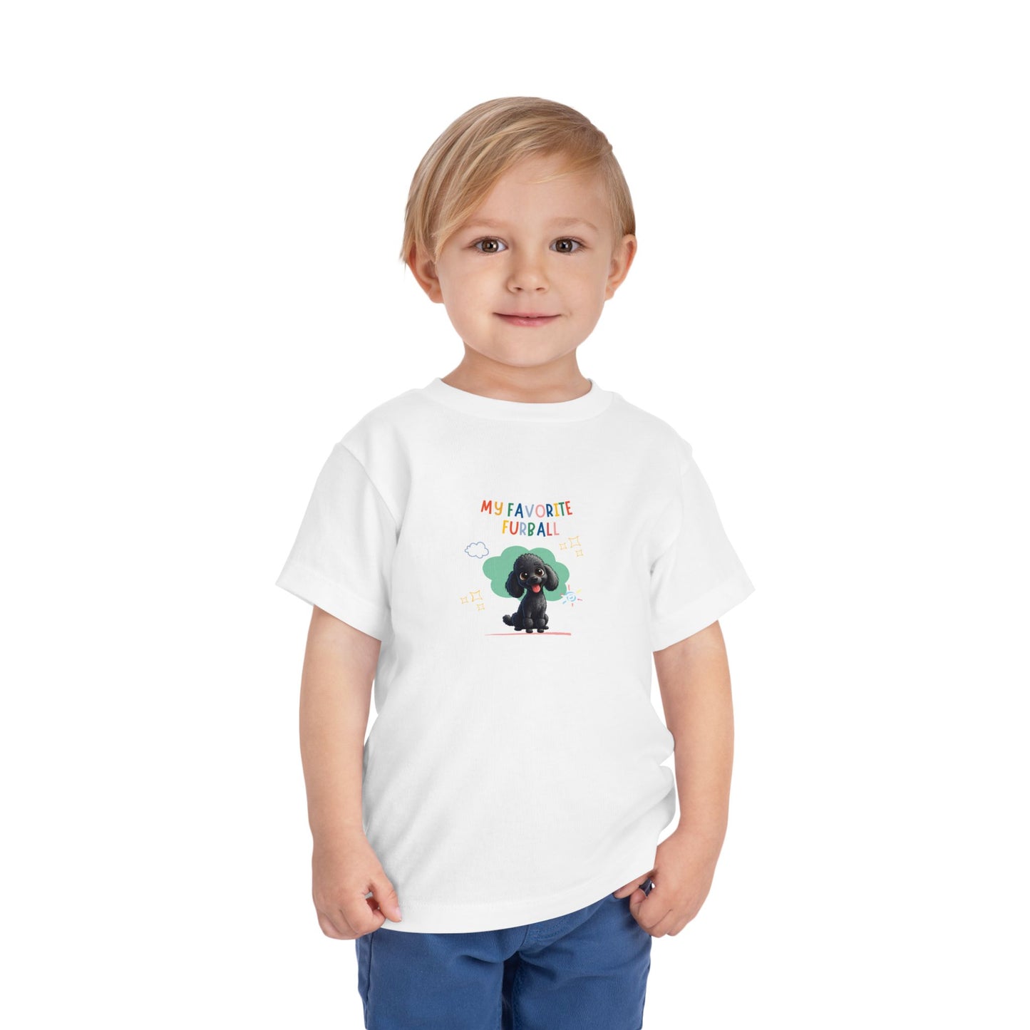 Poodle Favorite Furball Toddler Tee