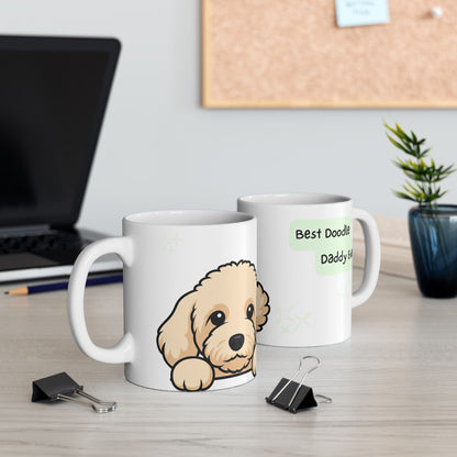 Doodle Peek-a-Boo Mug | Best Doodle Daddy Gift