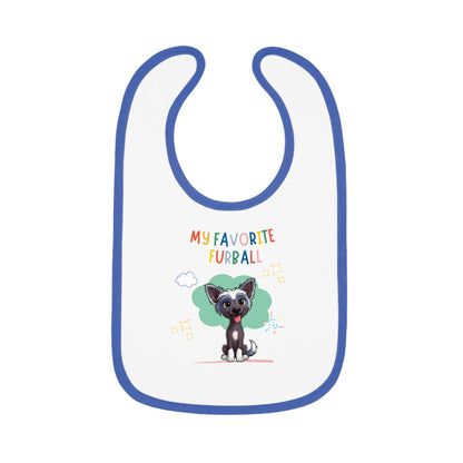 Chinese Crested Favorite Furball Baby Bib