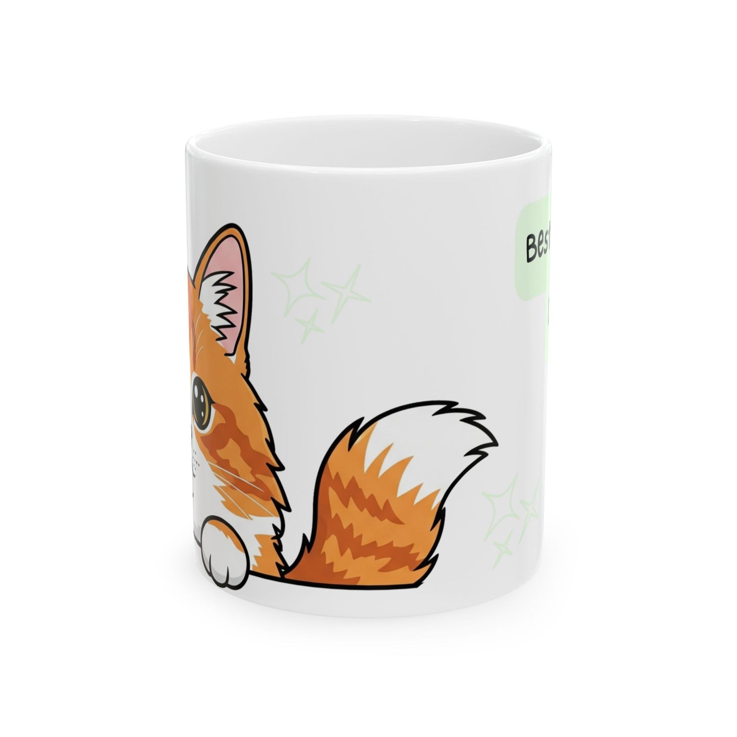 Cat Peek-a-Boo Mug | Best Cat Daddy Gift