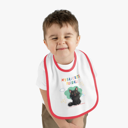 Norwegian Forest Favorite Furball Baby Bib