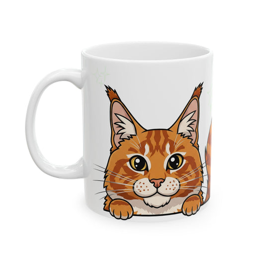 Maine Coon Peek-a-Boo Mug | Best Maine Coon Mama Gift