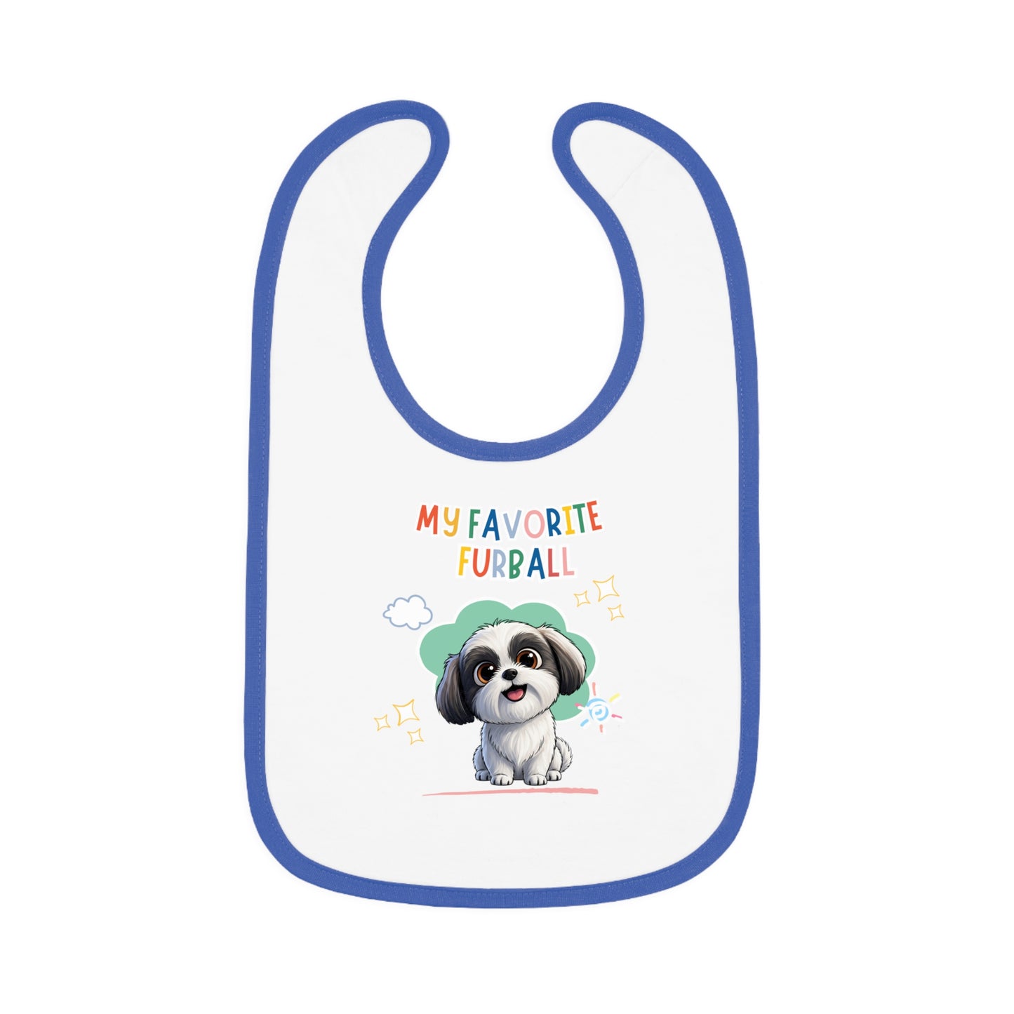 Shih Tzu Favorite Furball Baby Bib