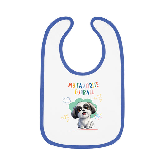 Shih Tzu Favorite Furball Baby Bib