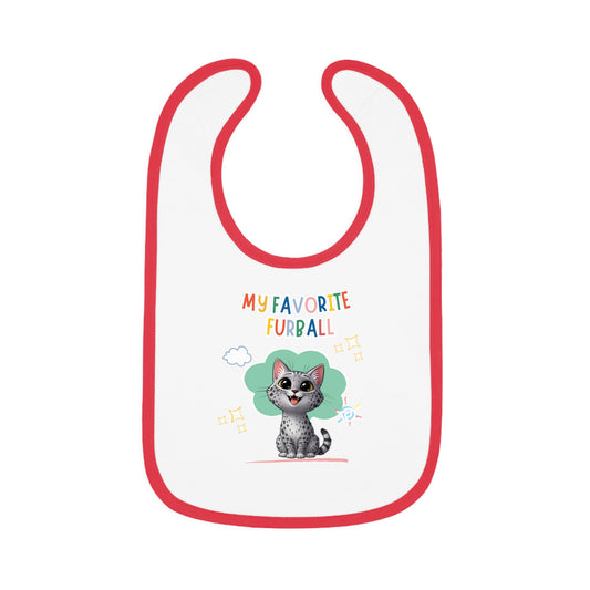 Ocicat Favorite Furball Baby Bib