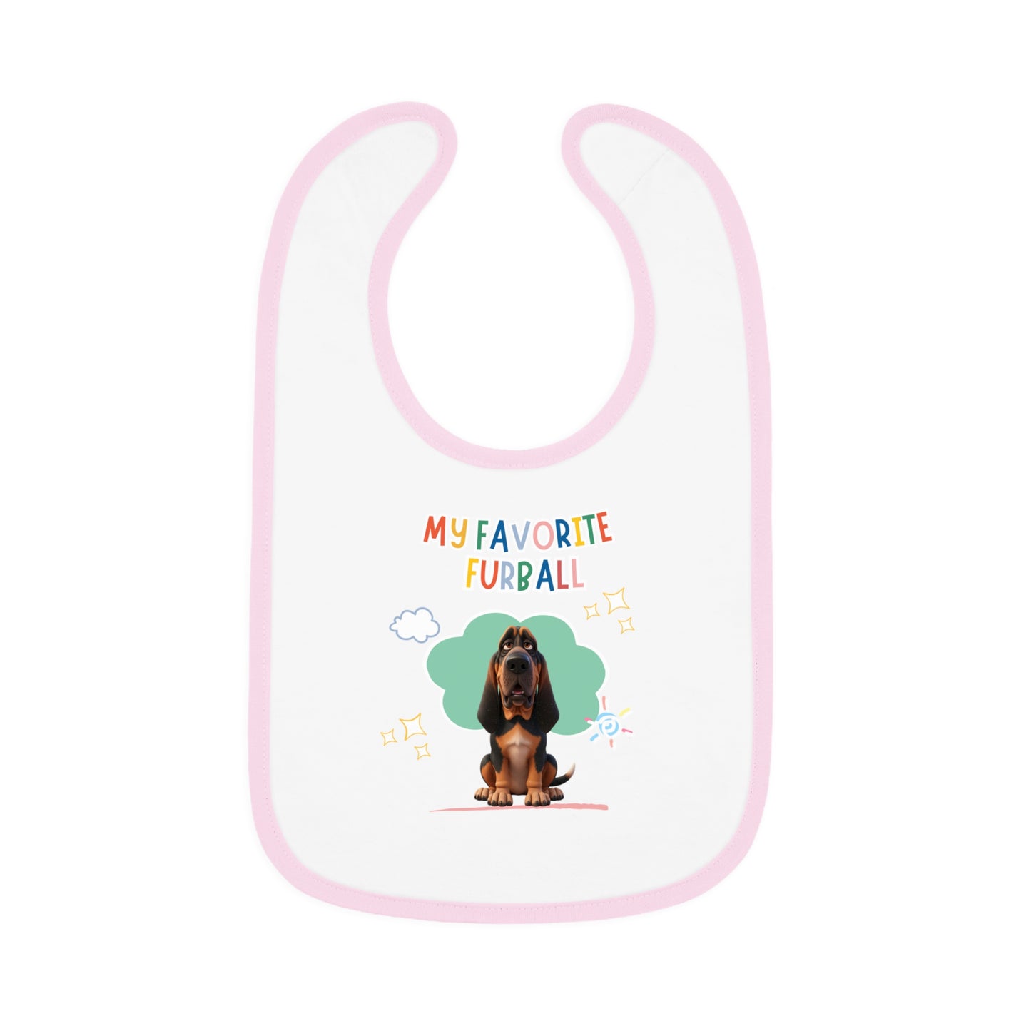 Bloodhound Favorite Furball Baby Bib
