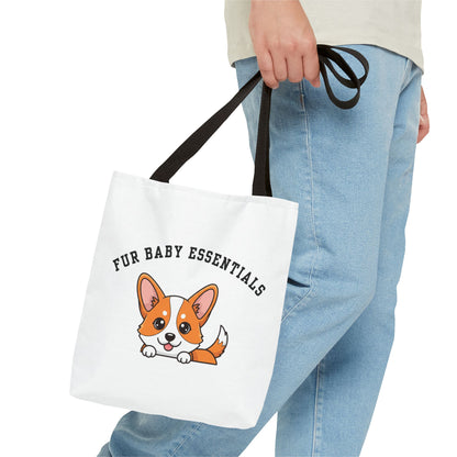 Corgi FurBaby Tote Bag