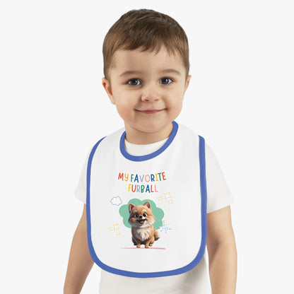 Pomeranian Favorite Furball Baby Bib