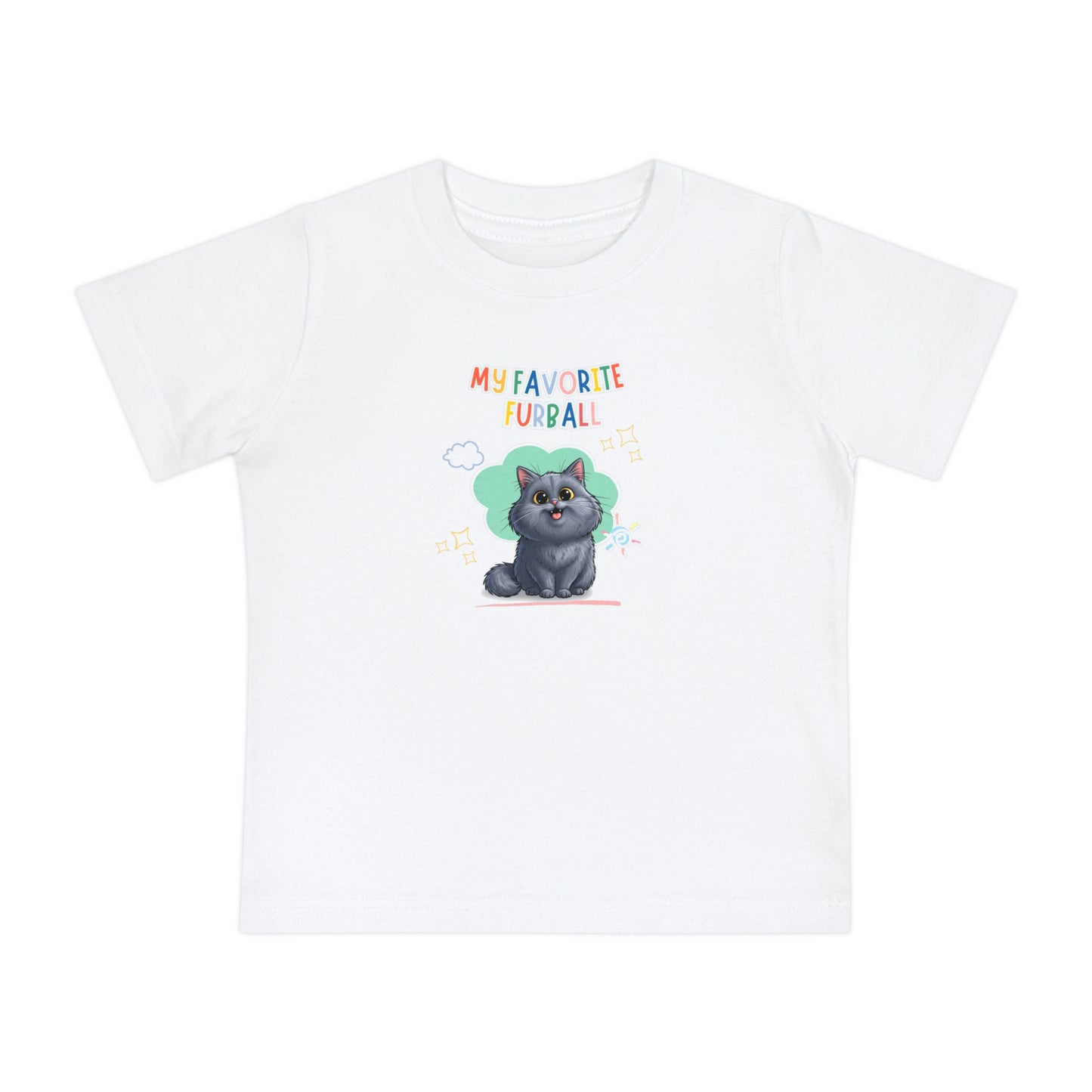 Persian Cat Favorite Furball Baby Tee