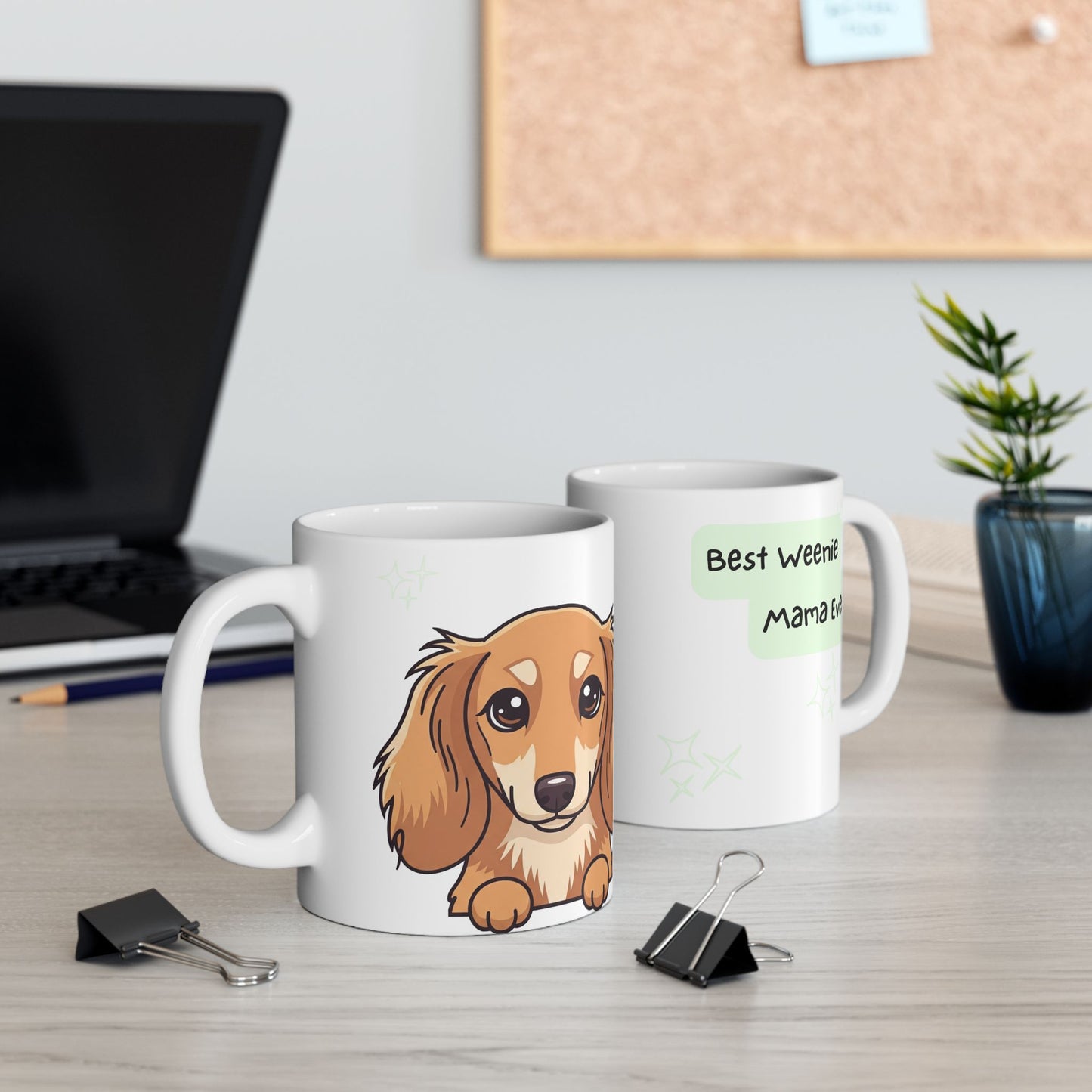 Dachshund Peek-a-Boo Mug | Best Weenie Mama Gift