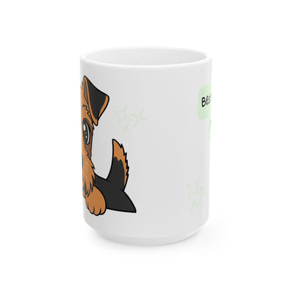 Welsh Terrier Peek-a-Boo Mug | Best Welshie Mama Gift