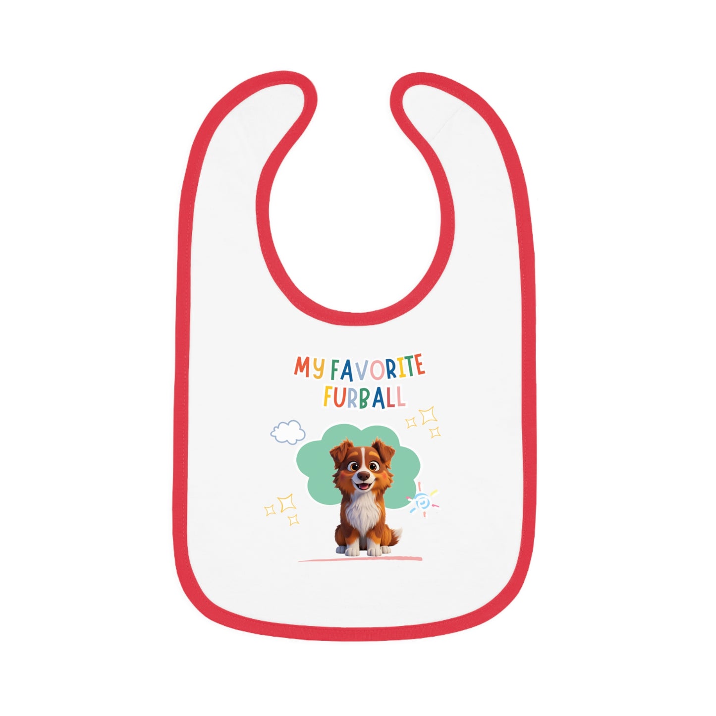 Aussie Favorite Furball Baby Bib