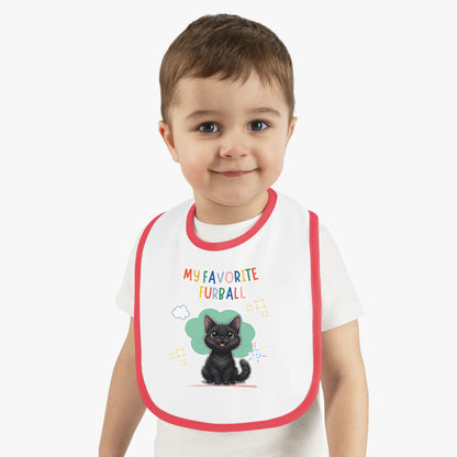 Selkirk Rex Favorite Furball Baby Bib