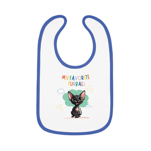 Sphynx Cat Favorite Furball Baby Bib