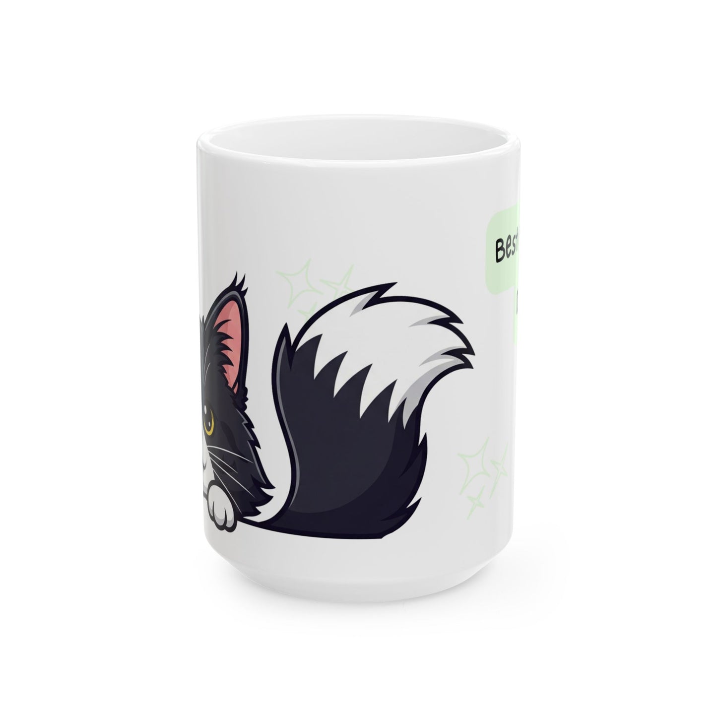 Cat Peek-a-Boo Mug | Best Cat Daddy Gift
