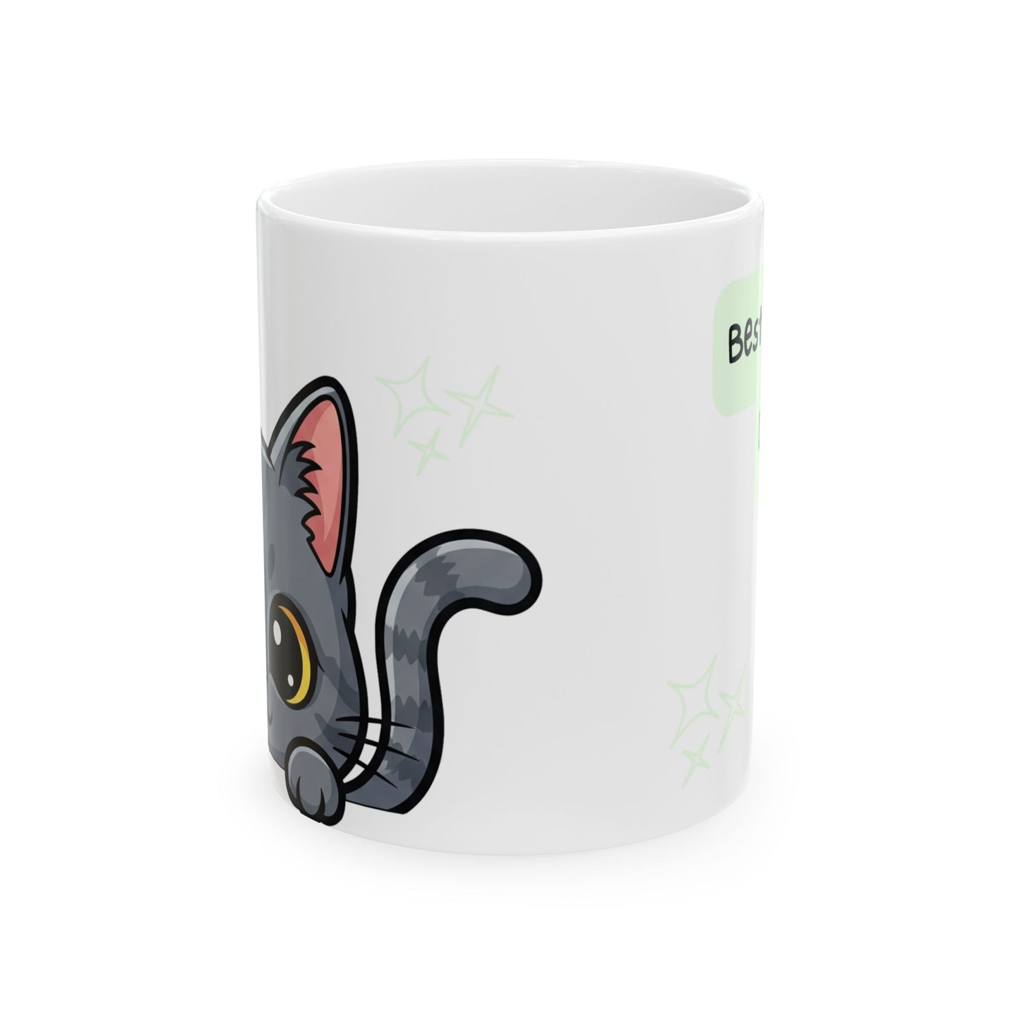 Cat Peek-a-Boo Mug | Best Cat Daddy Gift