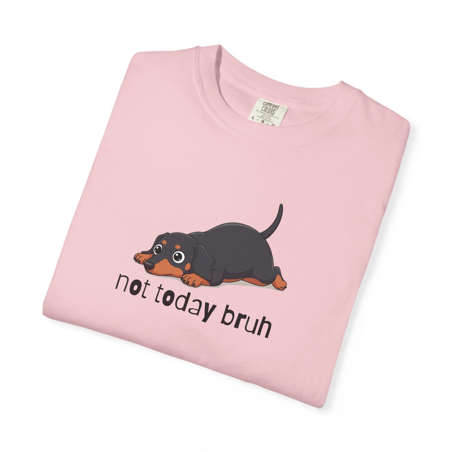 Dacshund Not Today Bruh T-Shirt