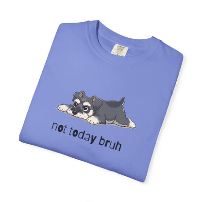 Schnauzer Not Today Bruh T-Shirt
