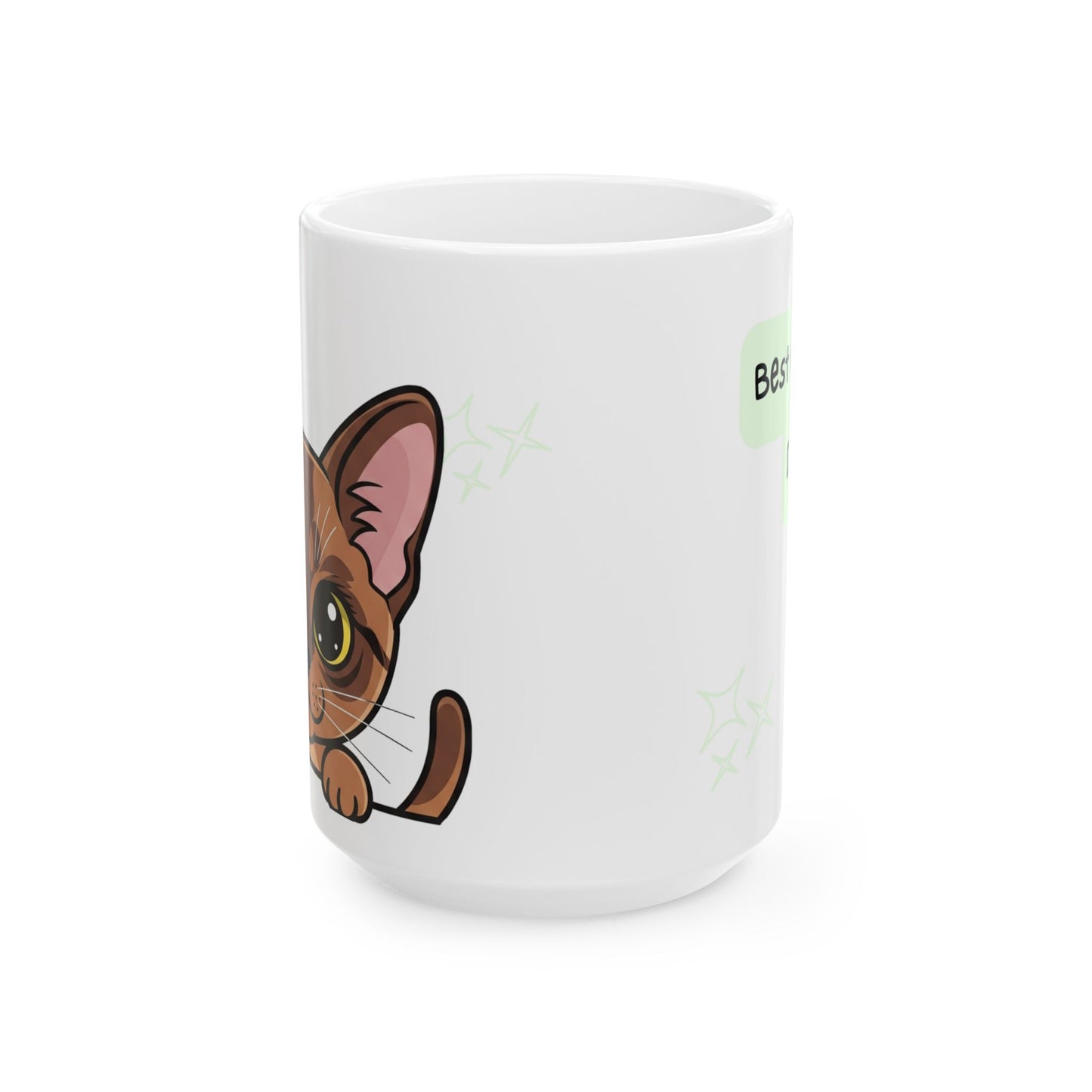 Cat Peek-a-Boo Mug | Best Cat Daddy Gift