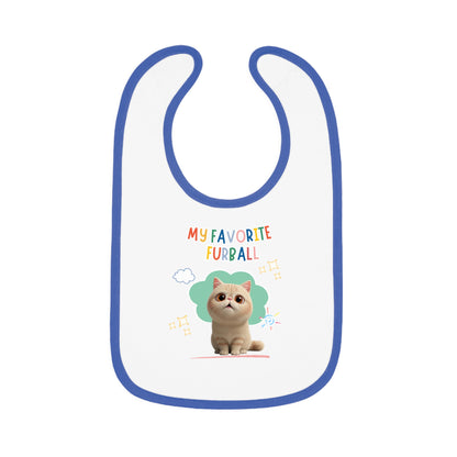 Exotic Shorthair Favorite Furball Baby Bib