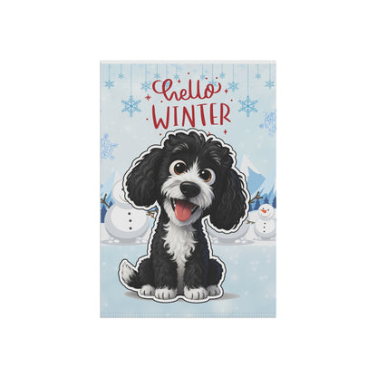 Portie Hello Winter Garden Banner