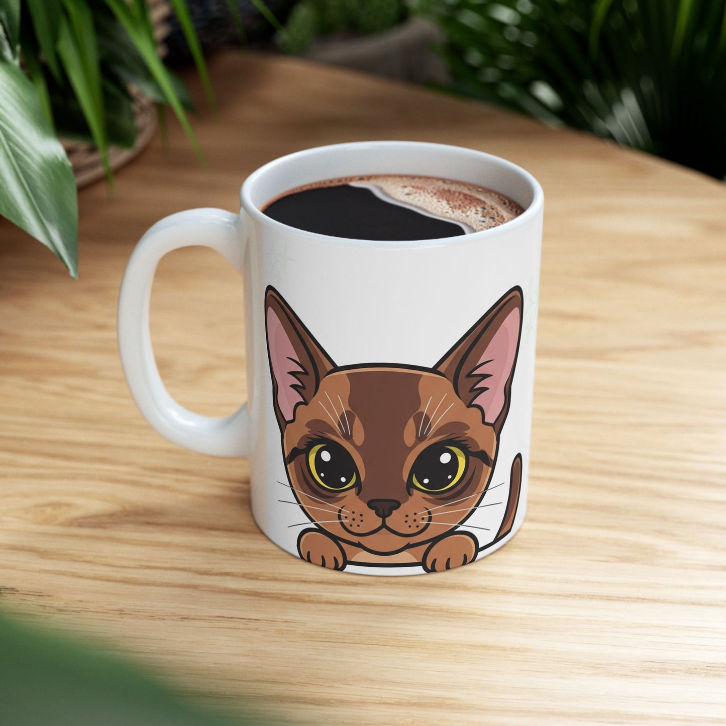 Cat Peek-a-Boo Mug | Best Cat Mama Gift