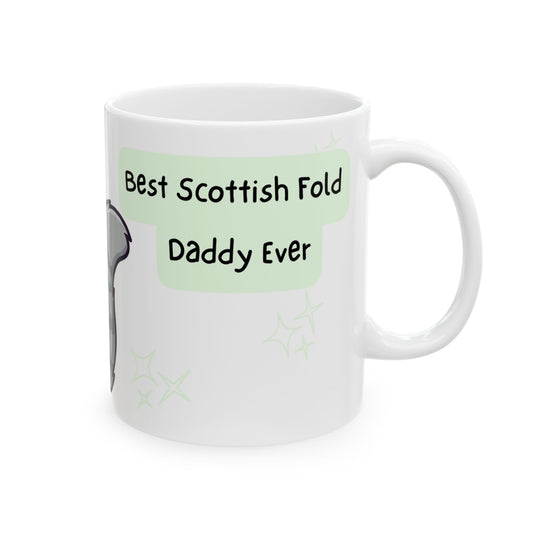 Scottish Fold Peek-a-Boo Mug | Best Scottish Fold Daddy