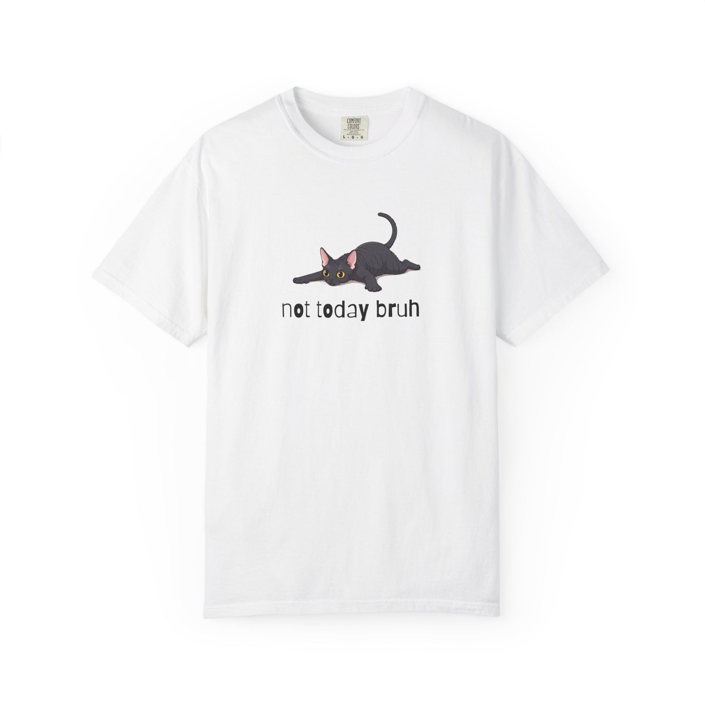Devon Rex Not Today Bruh T-Shirt