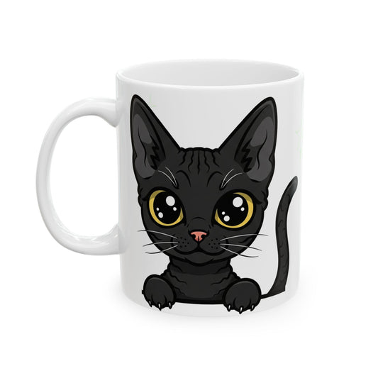 Devon Rex Peek-a-Boo Mug | Best Devon Rex Mama Gift