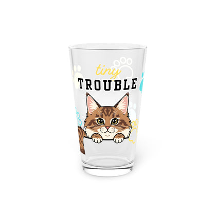 Norwegian Forest Tiny Trouble Pint Glass