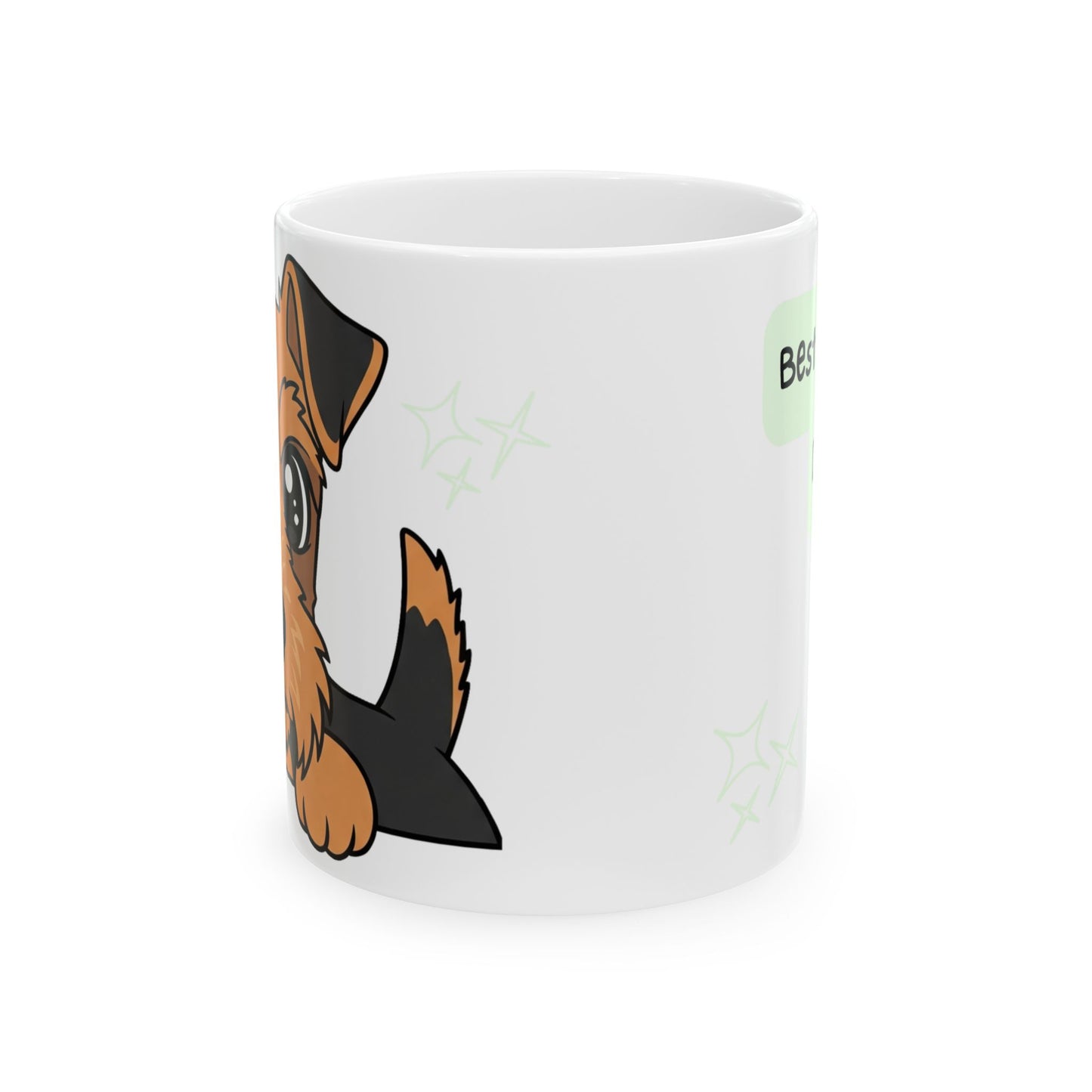 Welsh Terrier Peek-a-Boo Mug | Best Welshie Daddy Gift