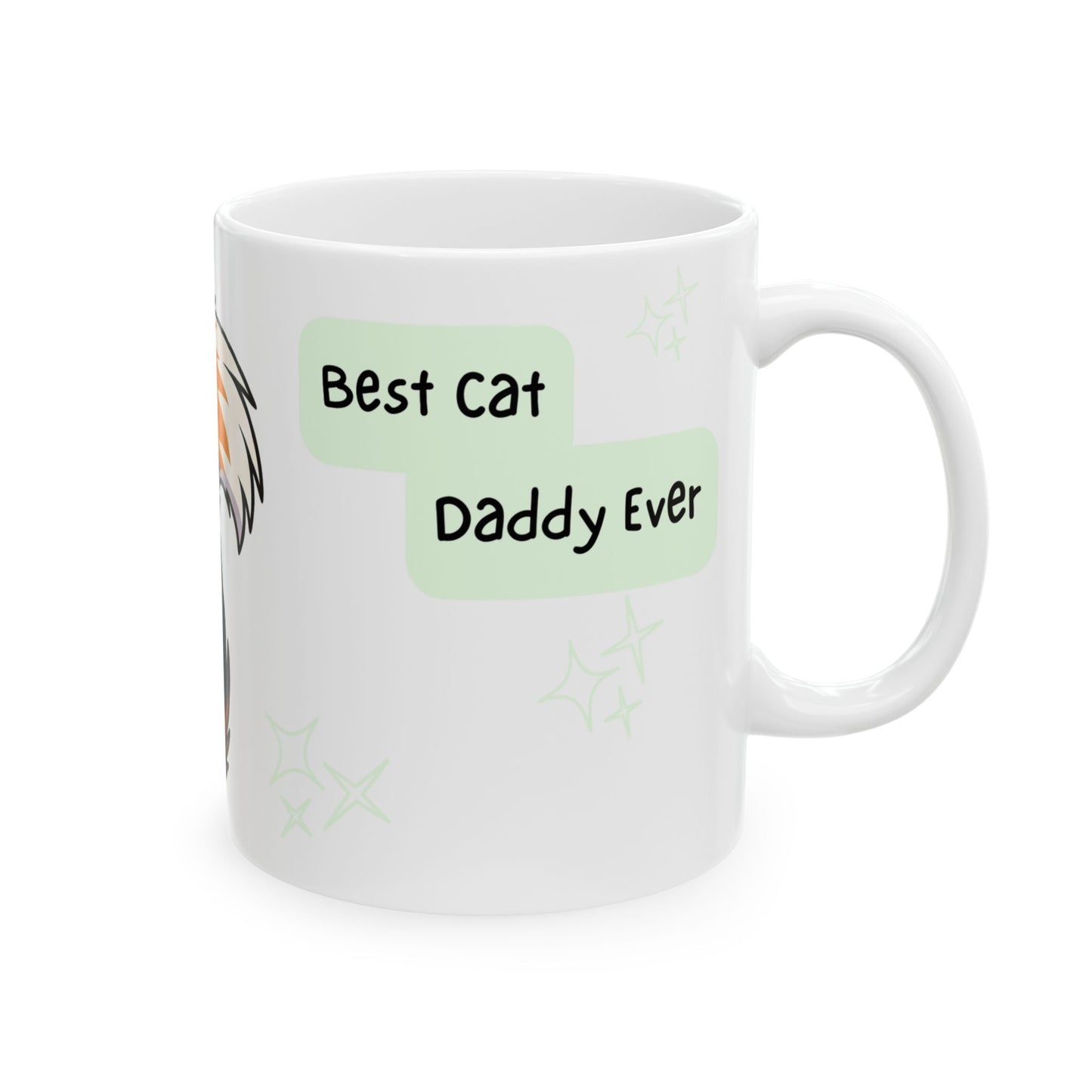 Cat Peek-a-Boo Mug | Best Cat Daddy Gift