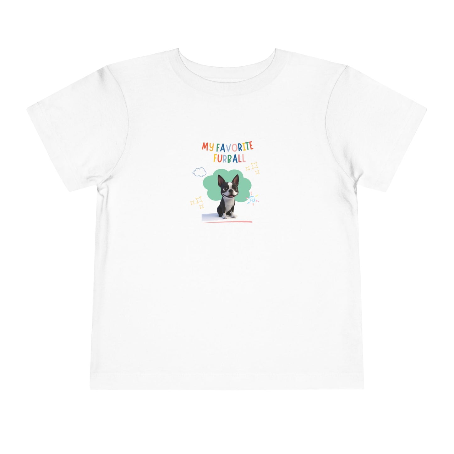 Boston Terrier Favorite Furball Toddler Tee