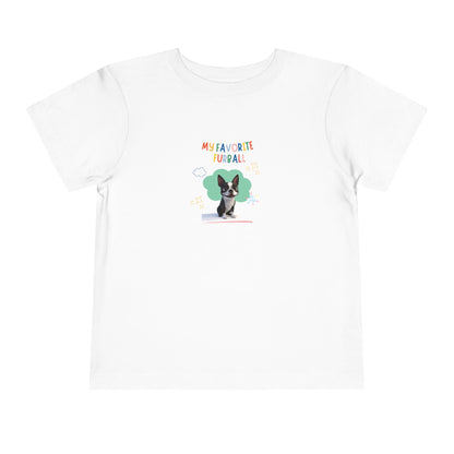 Boston Terrier Favorite Furball Toddler Tee