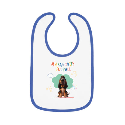Bloodhound Favorite Furball Baby Bib